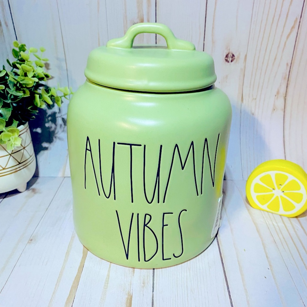 Rae Dunn AUTUMN VIBES large canister